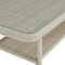 Alaterre Furniture Windham All-Weather Wicker Outdoor 26"H Cocktail Table with Glass Top AWWA04AA - alternate 6